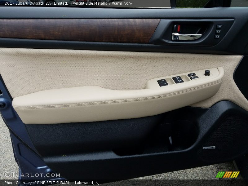 Twilight Blue Metallic / Warm Ivory 2017 Subaru Outback 2.5i Limited