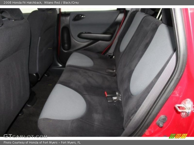 Milano Red / Black/Grey 2008 Honda Fit Hatchback