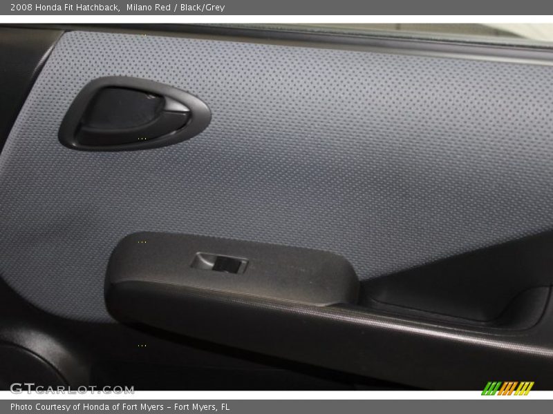 Milano Red / Black/Grey 2008 Honda Fit Hatchback