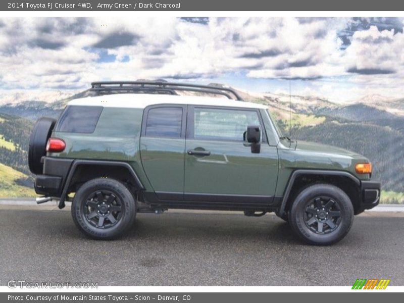 Army Green / Dark Charcoal 2014 Toyota FJ Cruiser 4WD