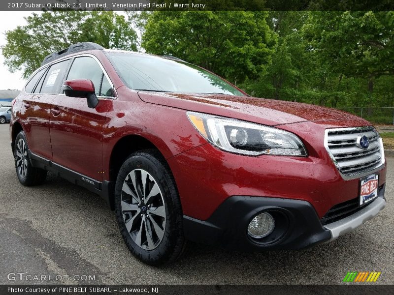 Venetian Red Pearl / Warm Ivory 2017 Subaru Outback 2.5i Limited