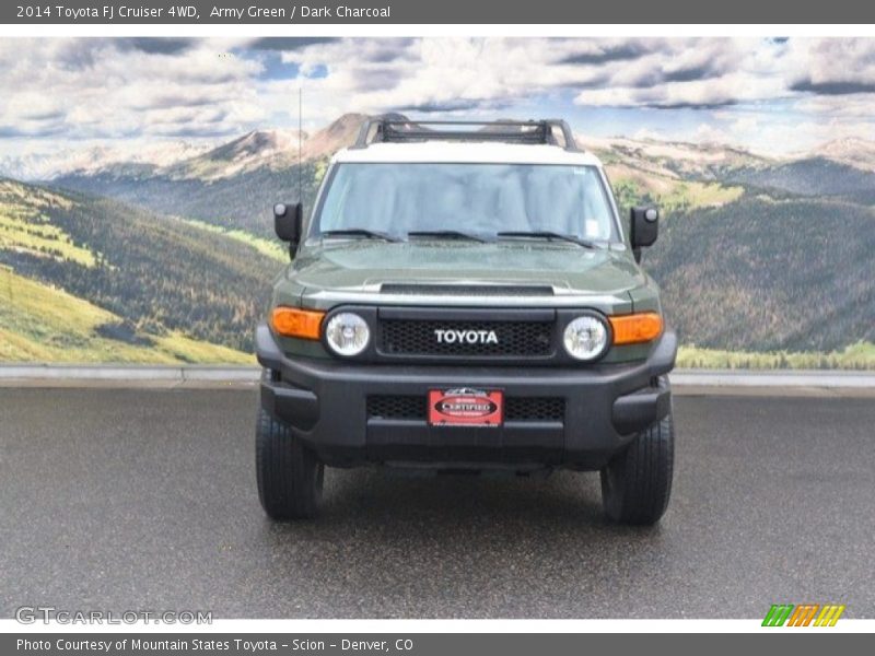 Army Green / Dark Charcoal 2014 Toyota FJ Cruiser 4WD
