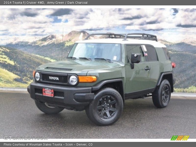 Army Green / Dark Charcoal 2014 Toyota FJ Cruiser 4WD