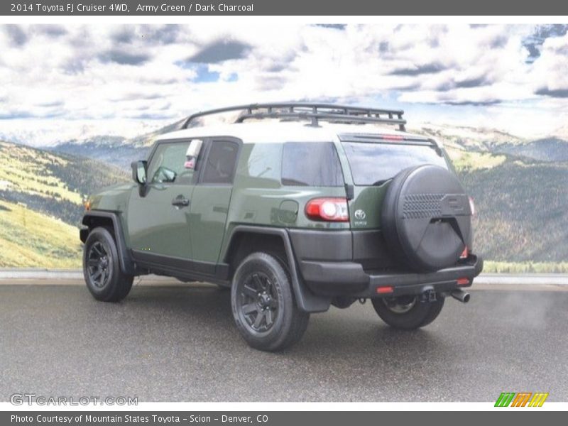 Army Green / Dark Charcoal 2014 Toyota FJ Cruiser 4WD