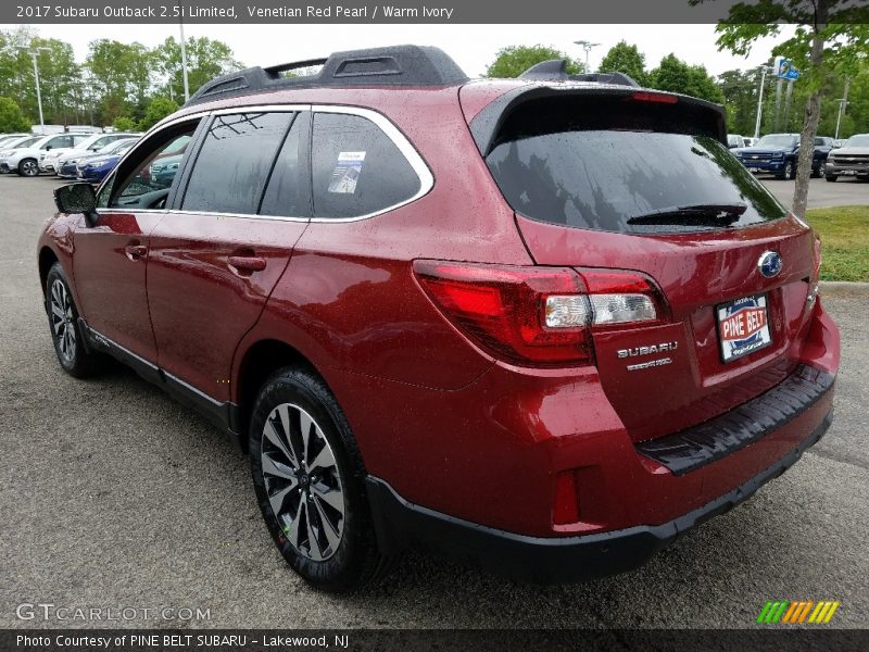 Venetian Red Pearl / Warm Ivory 2017 Subaru Outback 2.5i Limited