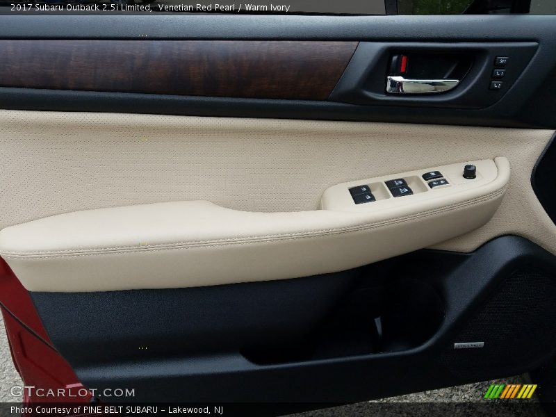 Venetian Red Pearl / Warm Ivory 2017 Subaru Outback 2.5i Limited