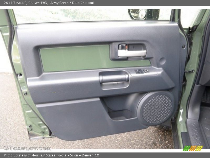 Army Green / Dark Charcoal 2014 Toyota FJ Cruiser 4WD
