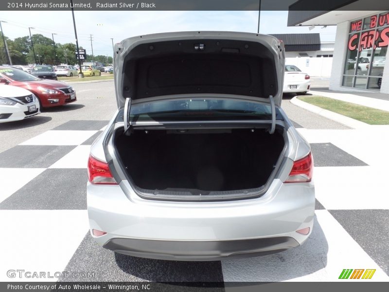 Radiant Silver / Black 2014 Hyundai Sonata Limited