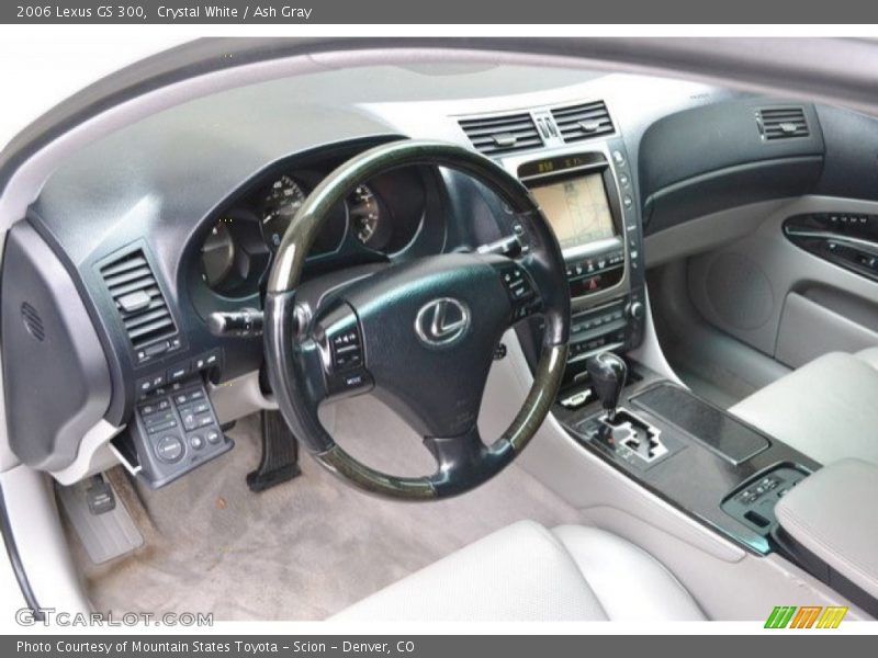 Crystal White / Ash Gray 2006 Lexus GS 300