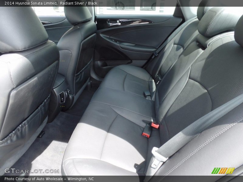 Radiant Silver / Black 2014 Hyundai Sonata Limited