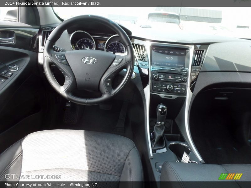 Radiant Silver / Black 2014 Hyundai Sonata Limited