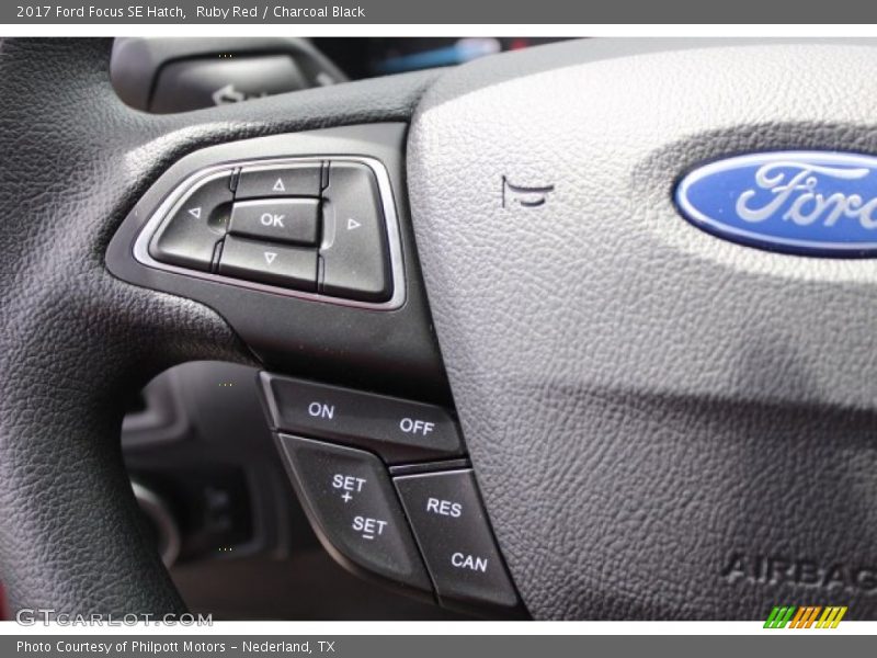 Ruby Red / Charcoal Black 2017 Ford Focus SE Hatch