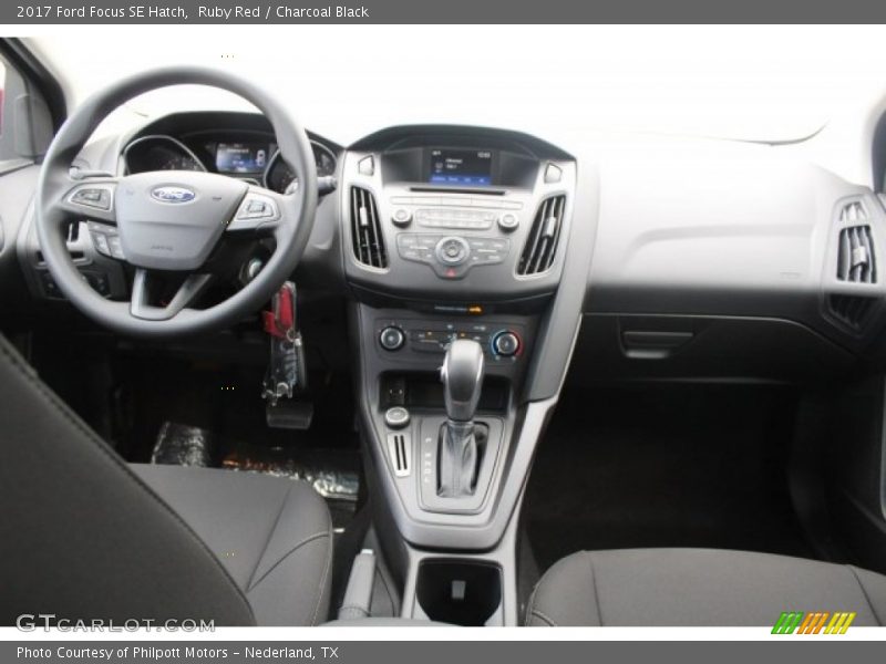 Ruby Red / Charcoal Black 2017 Ford Focus SE Hatch