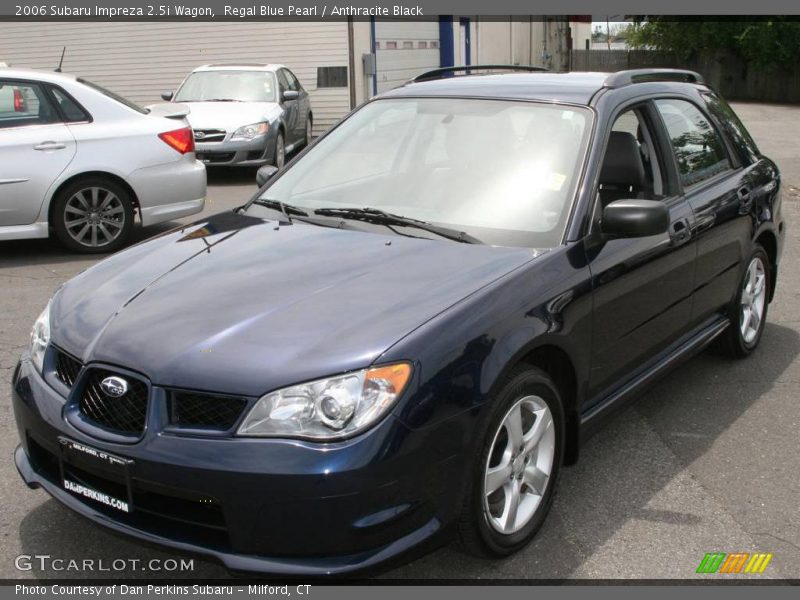 Regal Blue Pearl / Anthracite Black 2006 Subaru Impreza 2.5i Wagon
