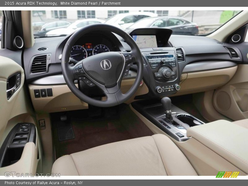 White Diamond Pearl / Parchment 2015 Acura RDX Technology