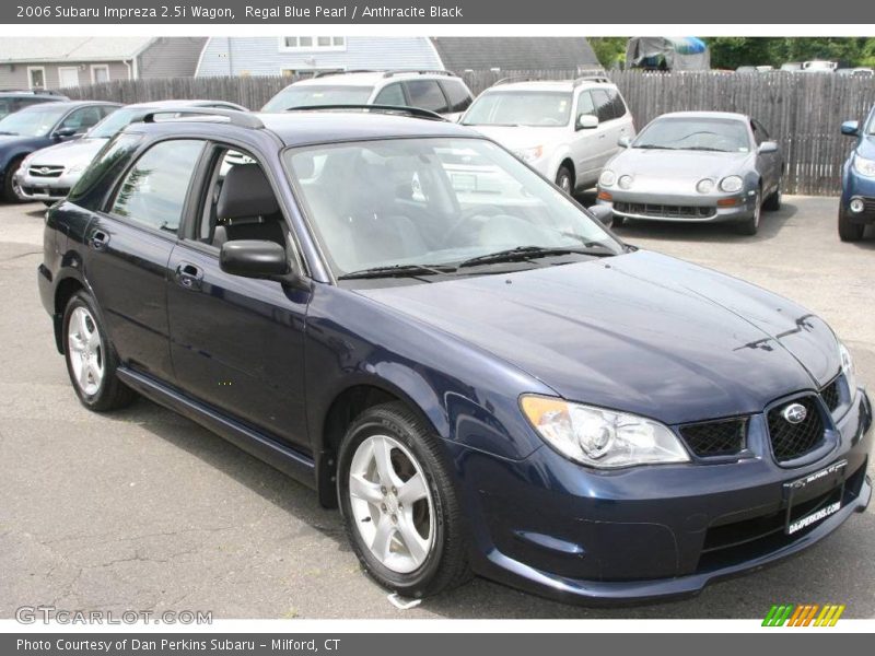 Regal Blue Pearl / Anthracite Black 2006 Subaru Impreza 2.5i Wagon