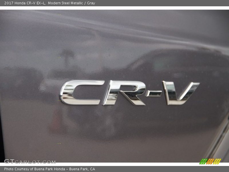 Modern Steel Metallic / Gray 2017 Honda CR-V EX-L