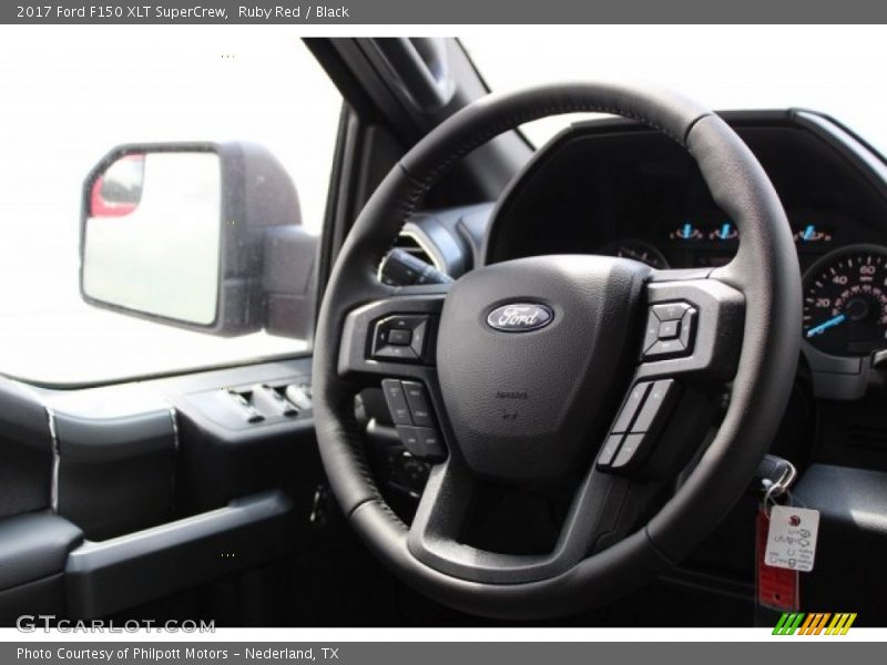 Ruby Red / Black 2017 Ford F150 XLT SuperCrew