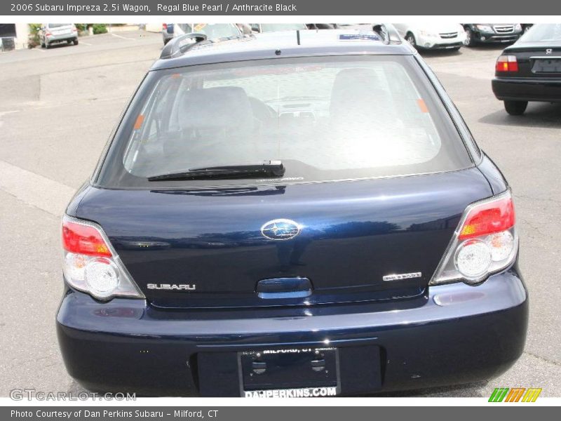 Regal Blue Pearl / Anthracite Black 2006 Subaru Impreza 2.5i Wagon