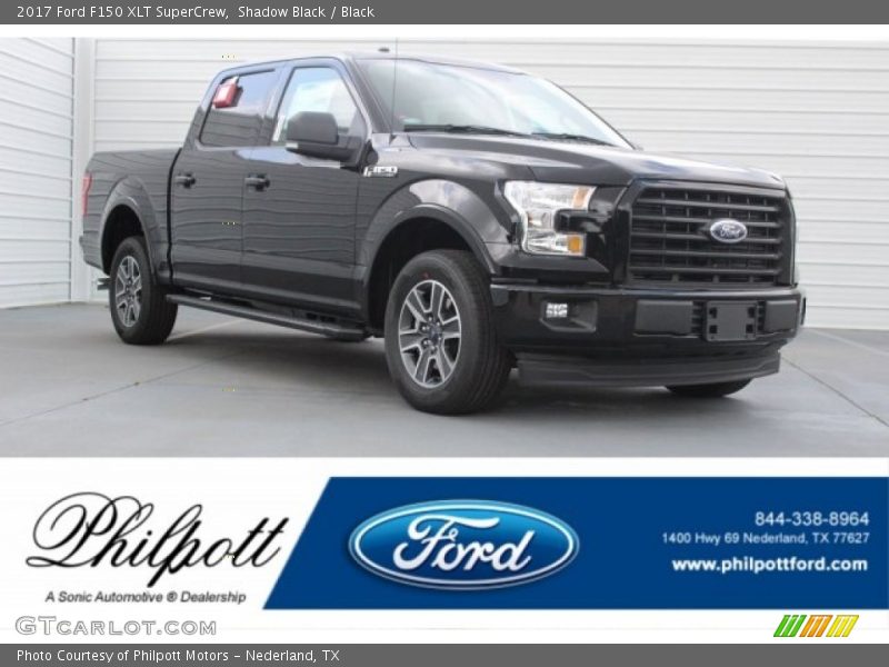 Shadow Black / Black 2017 Ford F150 XLT SuperCrew