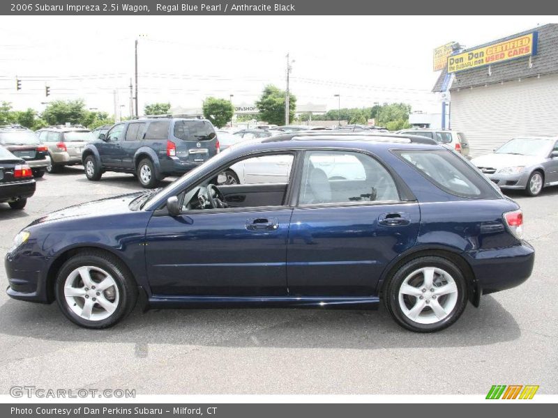 Regal Blue Pearl / Anthracite Black 2006 Subaru Impreza 2.5i Wagon