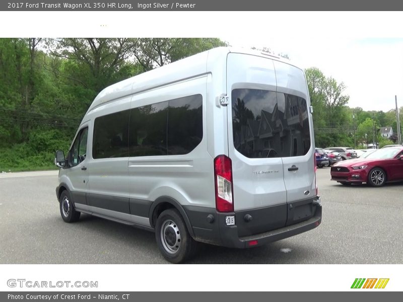 Ingot Silver / Pewter 2017 Ford Transit Wagon XL 350 HR Long