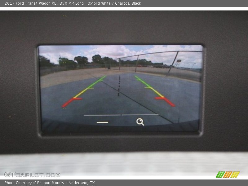 Oxford White / Charcoal Black 2017 Ford Transit Wagon XLT 350 MR Long