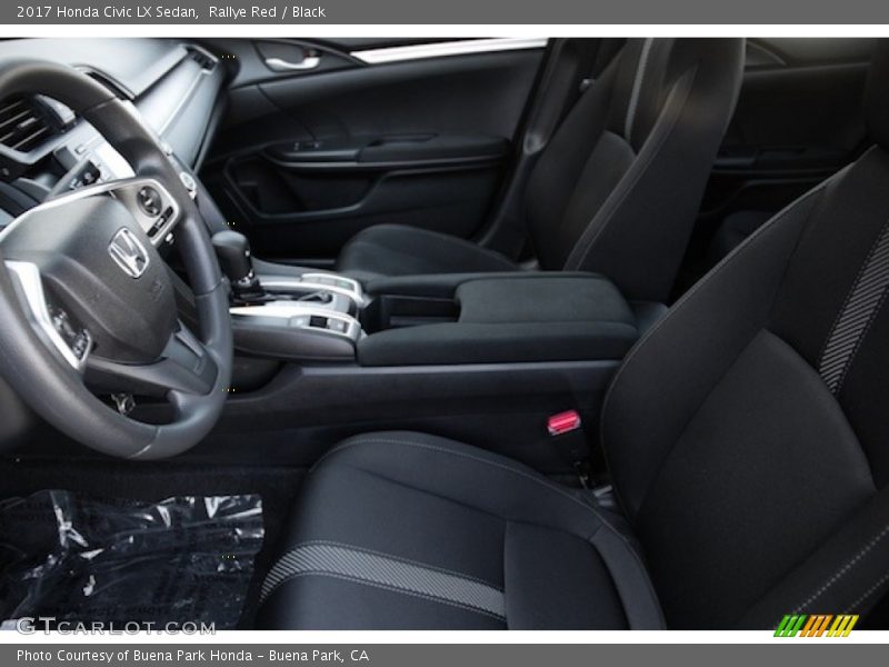 Rallye Red / Black 2017 Honda Civic LX Sedan