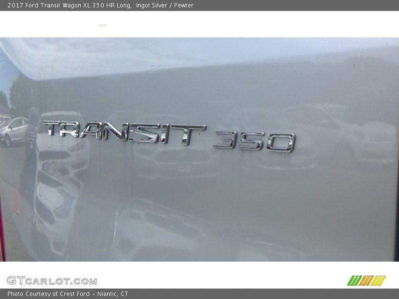 Ingot Silver / Pewter 2017 Ford Transit Wagon XL 350 HR Long