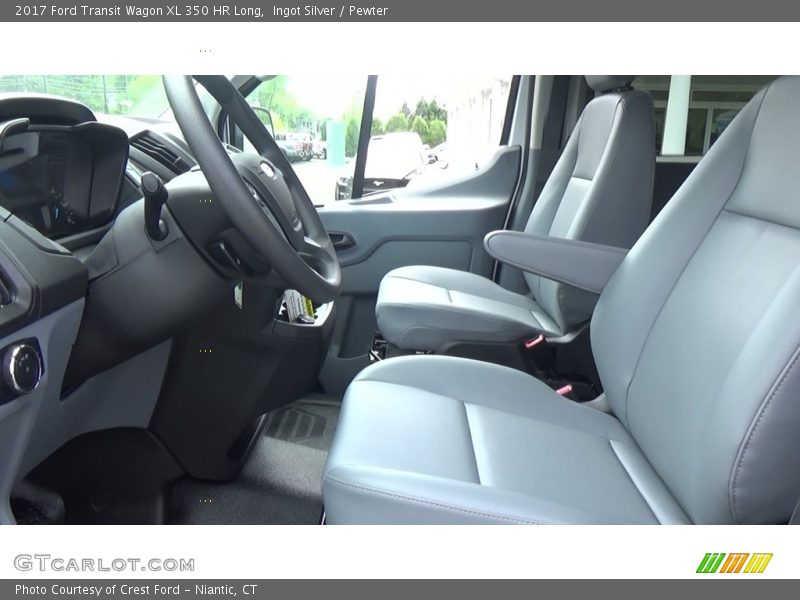 Ingot Silver / Pewter 2017 Ford Transit Wagon XL 350 HR Long