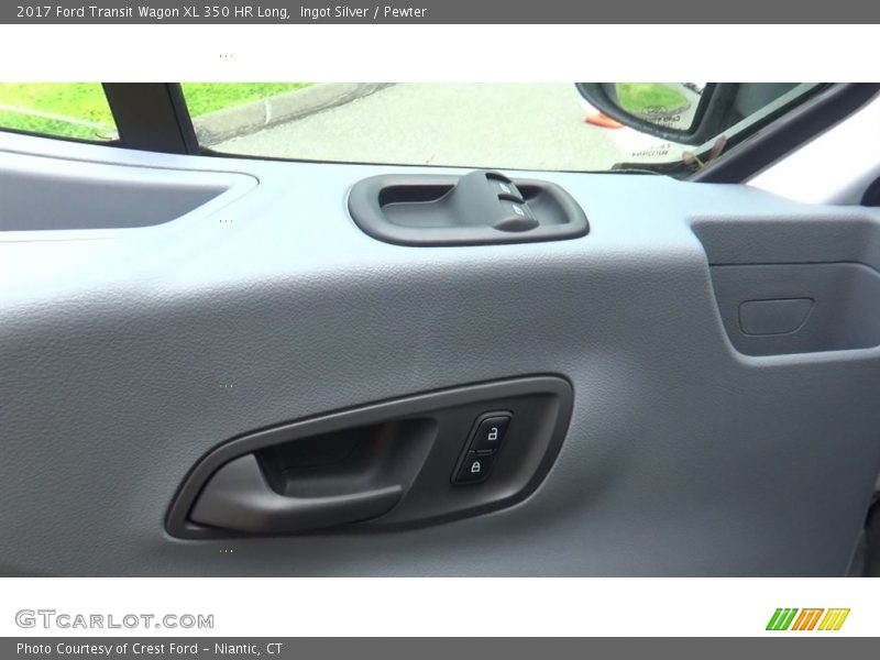 Ingot Silver / Pewter 2017 Ford Transit Wagon XL 350 HR Long