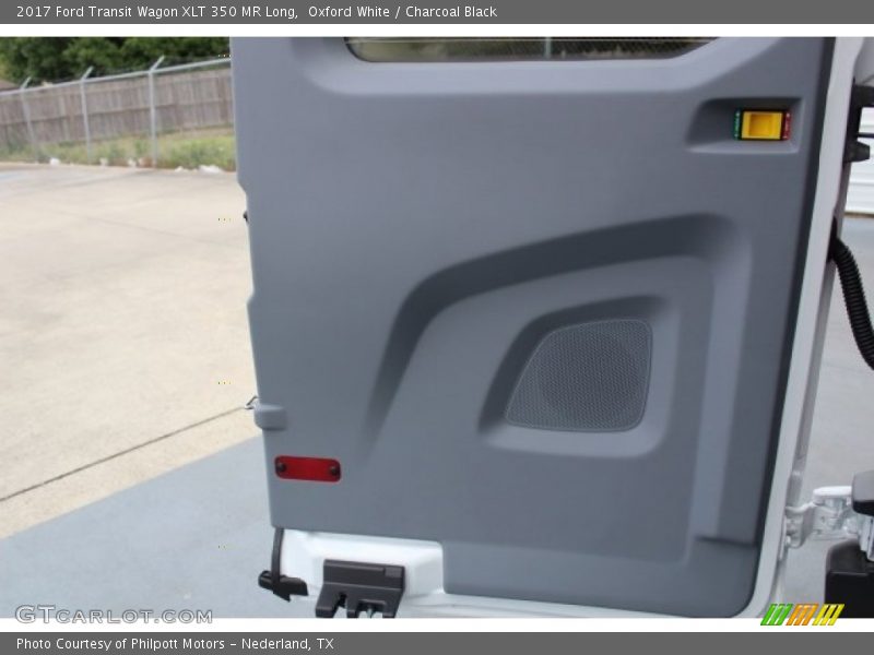 Oxford White / Charcoal Black 2017 Ford Transit Wagon XLT 350 MR Long
