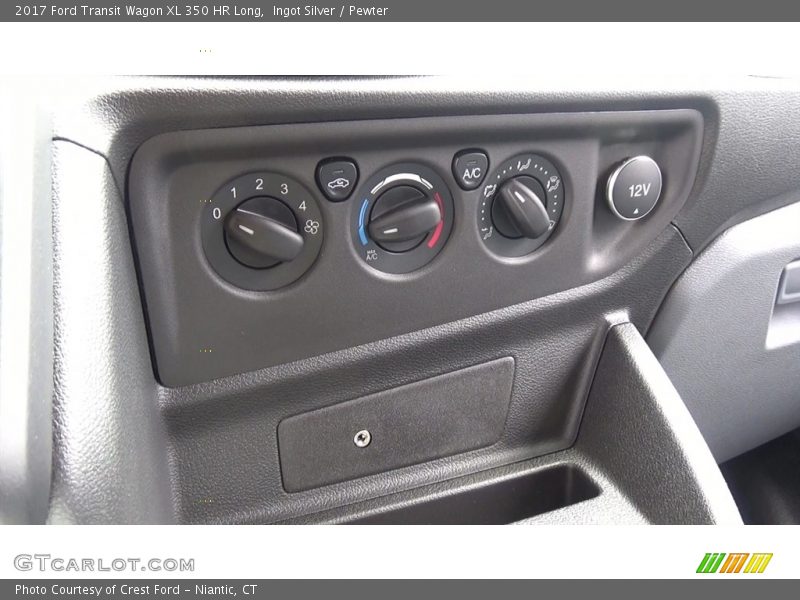 Ingot Silver / Pewter 2017 Ford Transit Wagon XL 350 HR Long