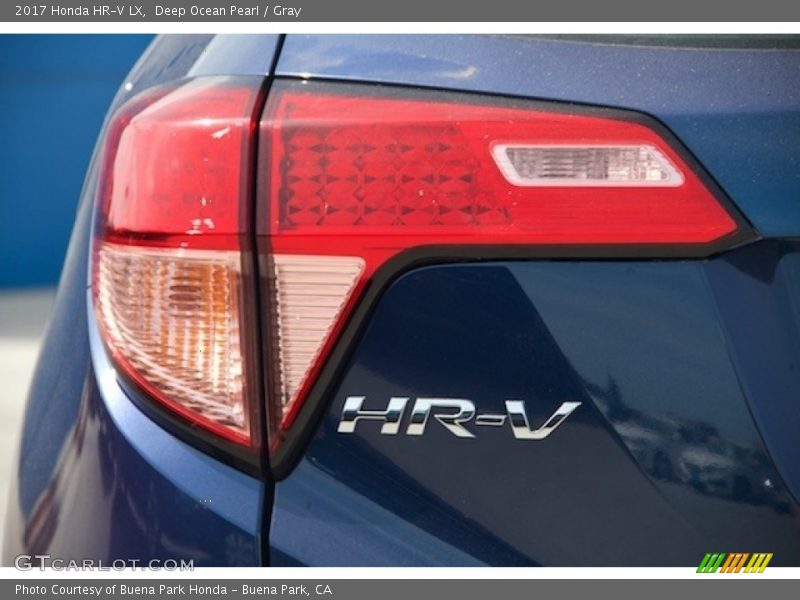 Deep Ocean Pearl / Gray 2017 Honda HR-V LX
