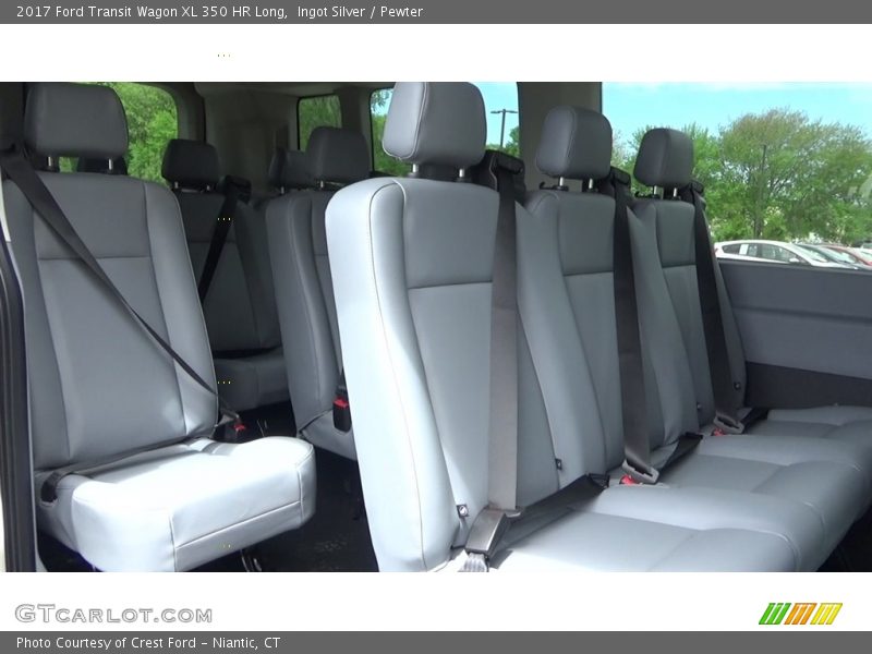 Ingot Silver / Pewter 2017 Ford Transit Wagon XL 350 HR Long