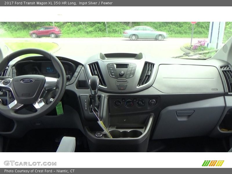 Ingot Silver / Pewter 2017 Ford Transit Wagon XL 350 HR Long