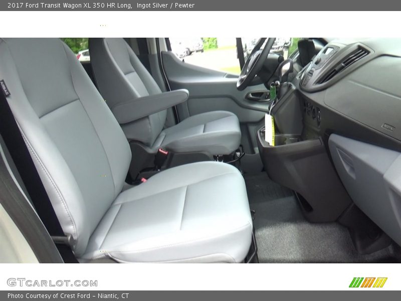 Ingot Silver / Pewter 2017 Ford Transit Wagon XL 350 HR Long