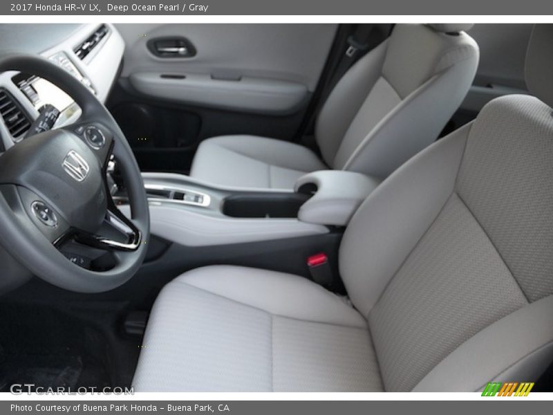 Deep Ocean Pearl / Gray 2017 Honda HR-V LX