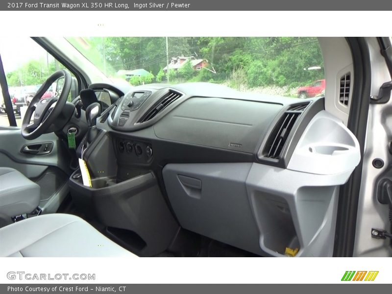 Ingot Silver / Pewter 2017 Ford Transit Wagon XL 350 HR Long