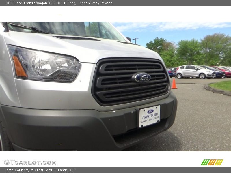 Ingot Silver / Pewter 2017 Ford Transit Wagon XL 350 HR Long