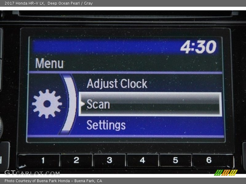 Deep Ocean Pearl / Gray 2017 Honda HR-V LX