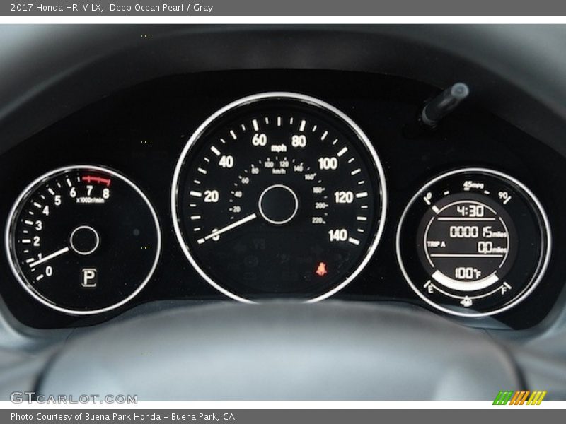 Deep Ocean Pearl / Gray 2017 Honda HR-V LX