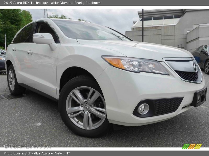 White Diamond Pearl / Parchment 2015 Acura RDX Technology