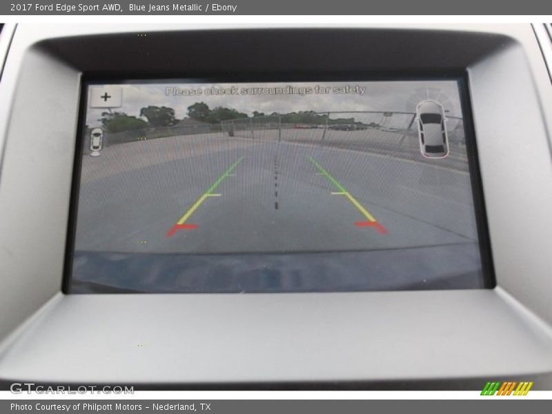 Blue Jeans Metallic / Ebony 2017 Ford Edge Sport AWD
