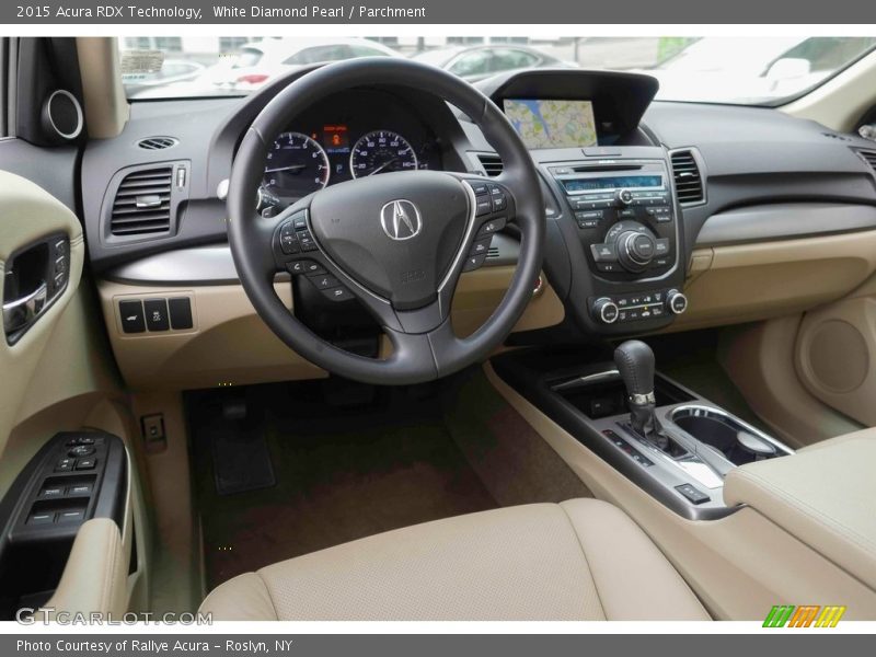 White Diamond Pearl / Parchment 2015 Acura RDX Technology