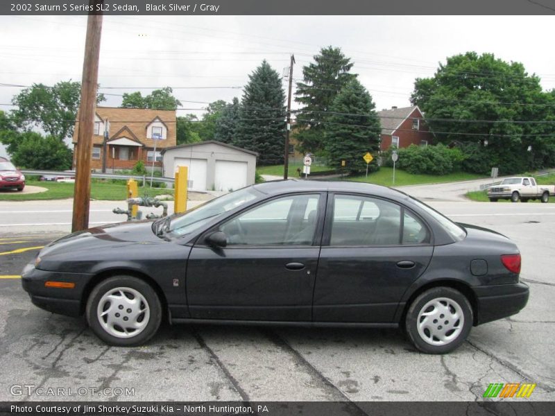 Black Silver / Gray 2002 Saturn S Series SL2 Sedan