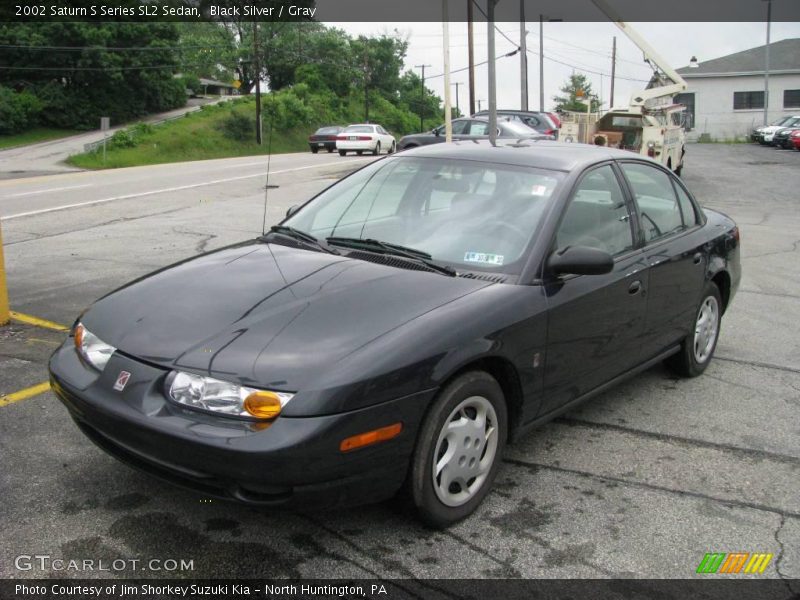 Black Silver / Gray 2002 Saturn S Series SL2 Sedan
