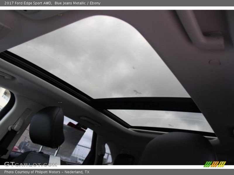 Blue Jeans Metallic / Ebony 2017 Ford Edge Sport AWD