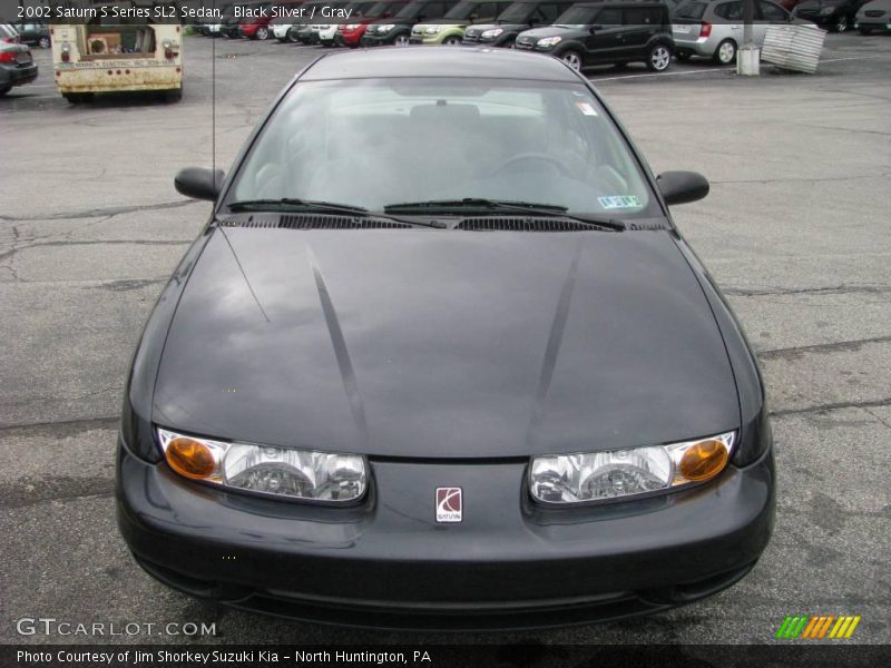 Black Silver / Gray 2002 Saturn S Series SL2 Sedan