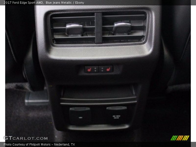 Blue Jeans Metallic / Ebony 2017 Ford Edge Sport AWD